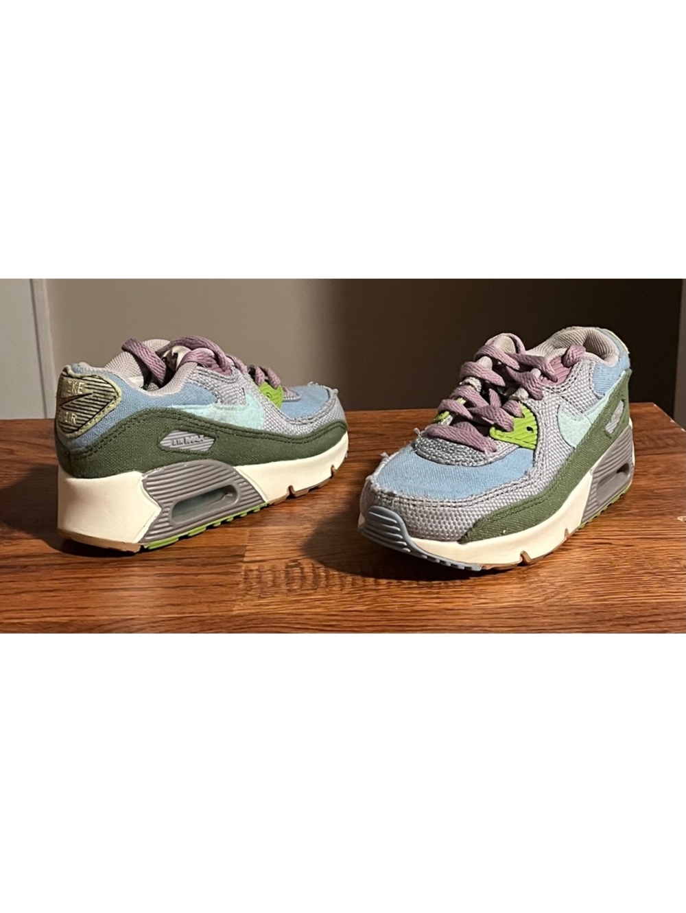 AIR MAX 90 SE PS 'SUN CLUB - WORN BLUE TREELINE' Size 11c